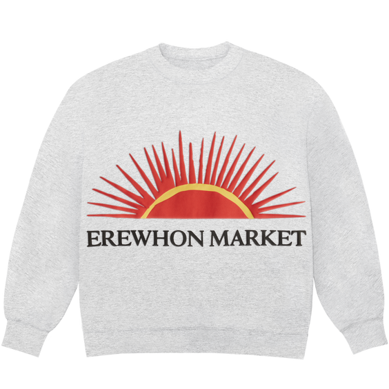 erewhon market crewneck (ash)