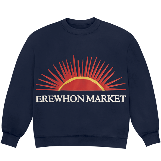 erewhon market crewneck (navy)