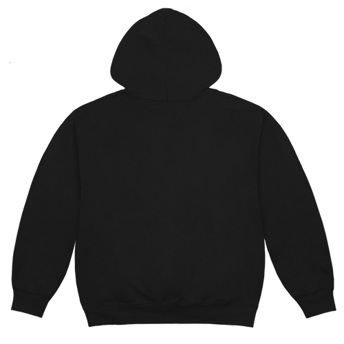 erewhon market embroidered zip hoodie (black)