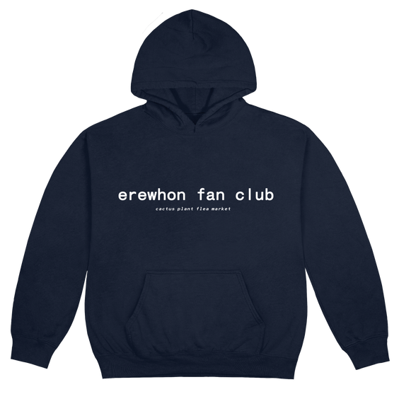 erewhon fan club hoodie (navy)
