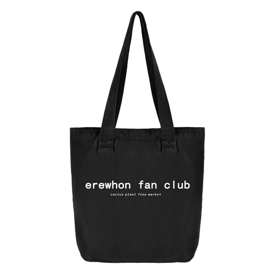 erewhon fan club tote (black)