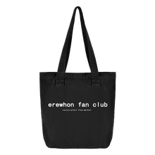 Load image into Gallery viewer, erewhon fan club tote (black)
