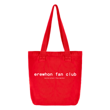 Load image into Gallery viewer, erewhon fan club tote (red)

