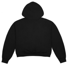 Load image into Gallery viewer, erewhon market cropped women&#39;s hoodie (black)
