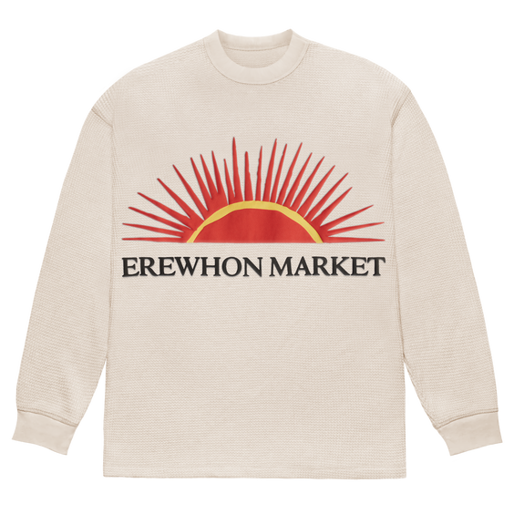erewhon market longsleeve thermal (cream)