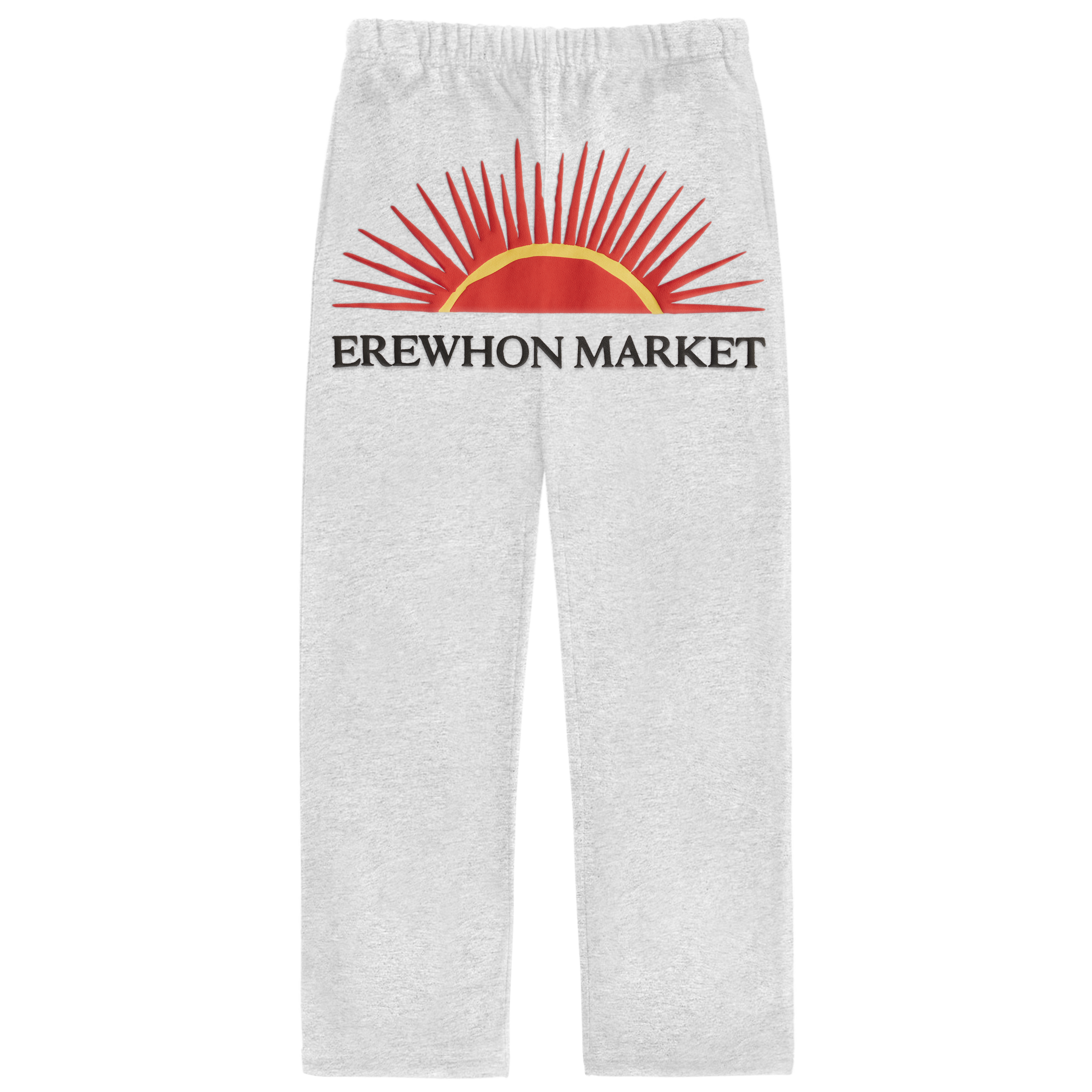 erewhon market wide leg sweatpants (ash)